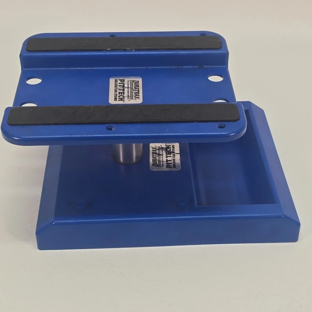 Duratrax Pit Tech XL Deluxe Car Truck Stand Blue RC 1/10 1/8